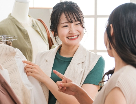 女性向け求人情報は販売/アパレルな女子2